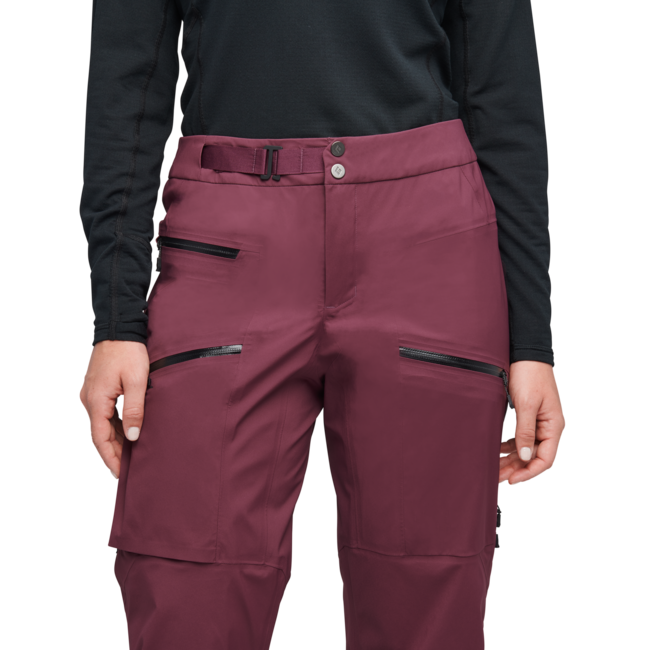 Black Diamond Recon Lt Stretch pantaloni da donna, mora