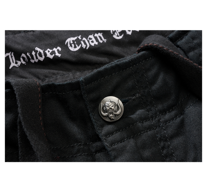Brandit Motörhead pantaloncini Urban Legend, nero