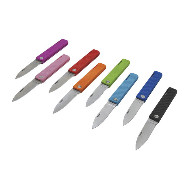 Baladeo ECO356 coltello tascabile lama 7,5 cm acciaio 420 manico TPE turchese