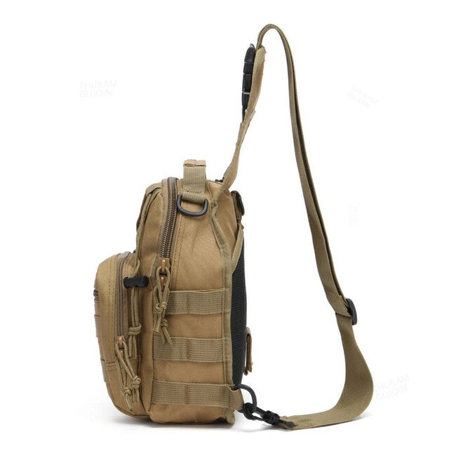 DRAGOWA Tactical Crossbody borsa a tracolla, koyote