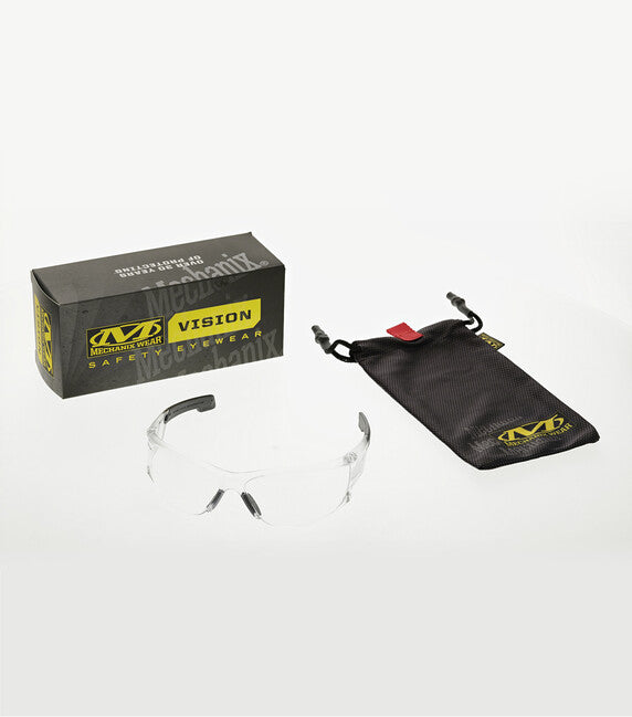 Mechanix Tipo N occhiali protettivi, montatura chiara lente chiara