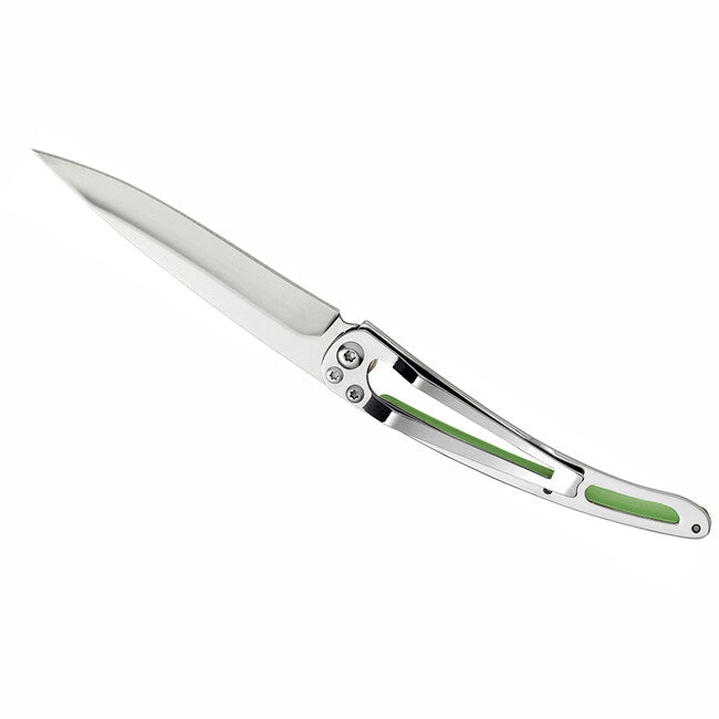 Deejo Coltello di chiusura tatuaggio verde Natura