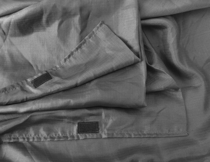 Origin Outdoors Ripstop Silk Ένθετο Σάκου Ύπνου ορθογώνιο, dark grey