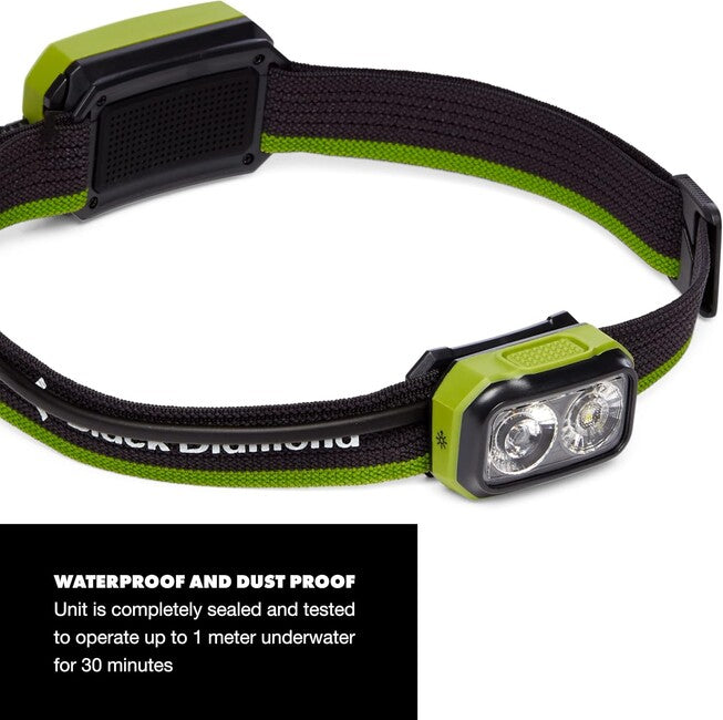Black Diamond Onsight 375 lampada frontale honnold edtn, verde