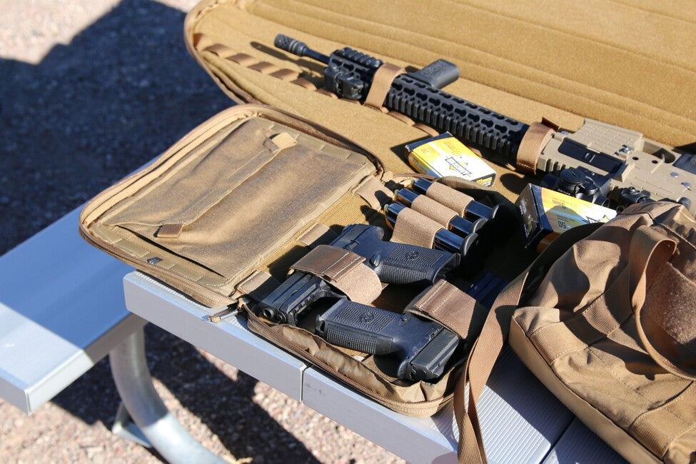 Helikon-Tex Borsa per 2 pistole - Cordura , marrone coyote