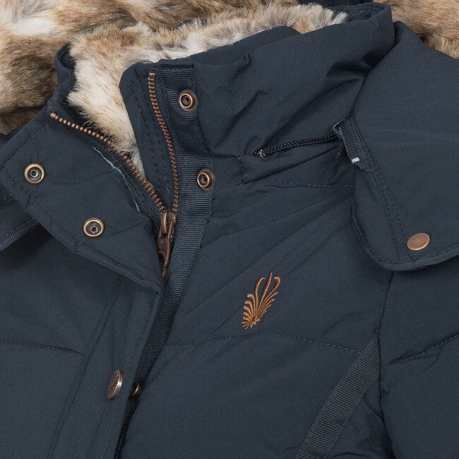 Marikoo Nekoo giacca invernale da donna con cappuccio, navy