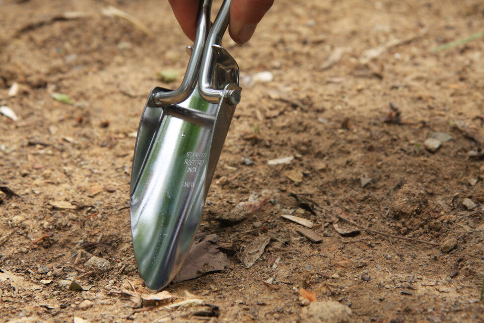 BasicNature Pala pieghevole in acciaio inox