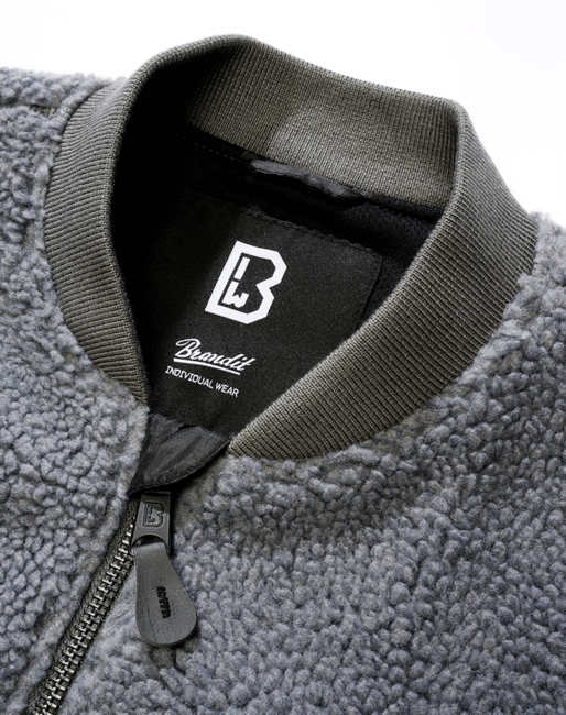 Brandit Giacca MA1 Sherpa, antracite