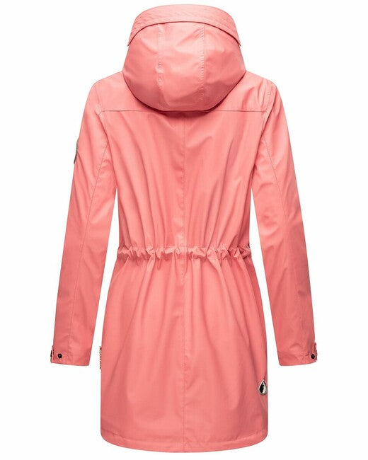 Navahoo Deike giacca invernale da donna con cappuccio, rosa corallo