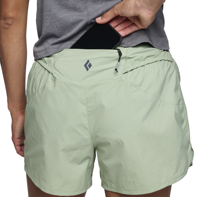 Black Diamond Distance pantaloncini da donna, salvia del deserto