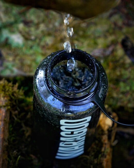 WARAGOD Sigyn Αθλητικό Ευρύ Μπουκάλι 1000 ml, Μαύρο