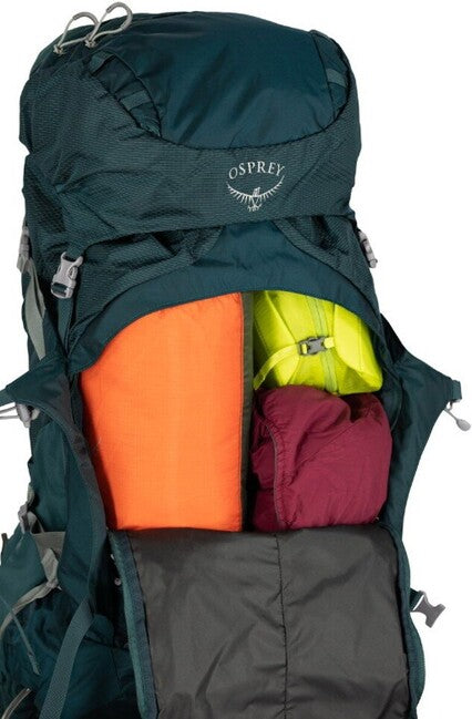 Osprey Ariel Plus 70 zaino da trekking, night jungle blue