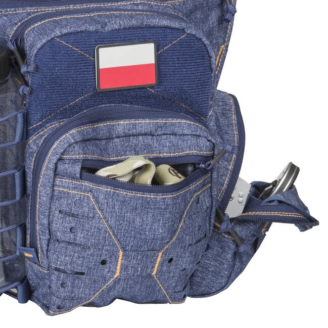 Helikon-Tex EDC borsa a tracolla - Nylon Poliestere Blend - Melange, nero-grigio