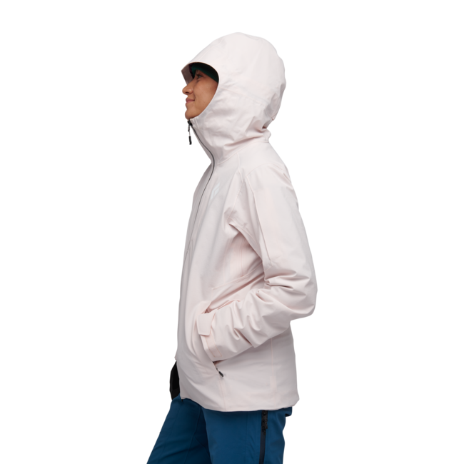 Black Diamond Recon Insulated Shell giacca impermeabile da donna, rosa ghiaccio
