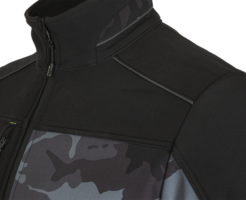 BENNON Camos giacca softshell, nero/grigio