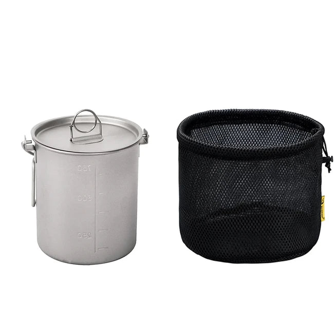 Silverant Titanium boccale 750 ml con coperchio