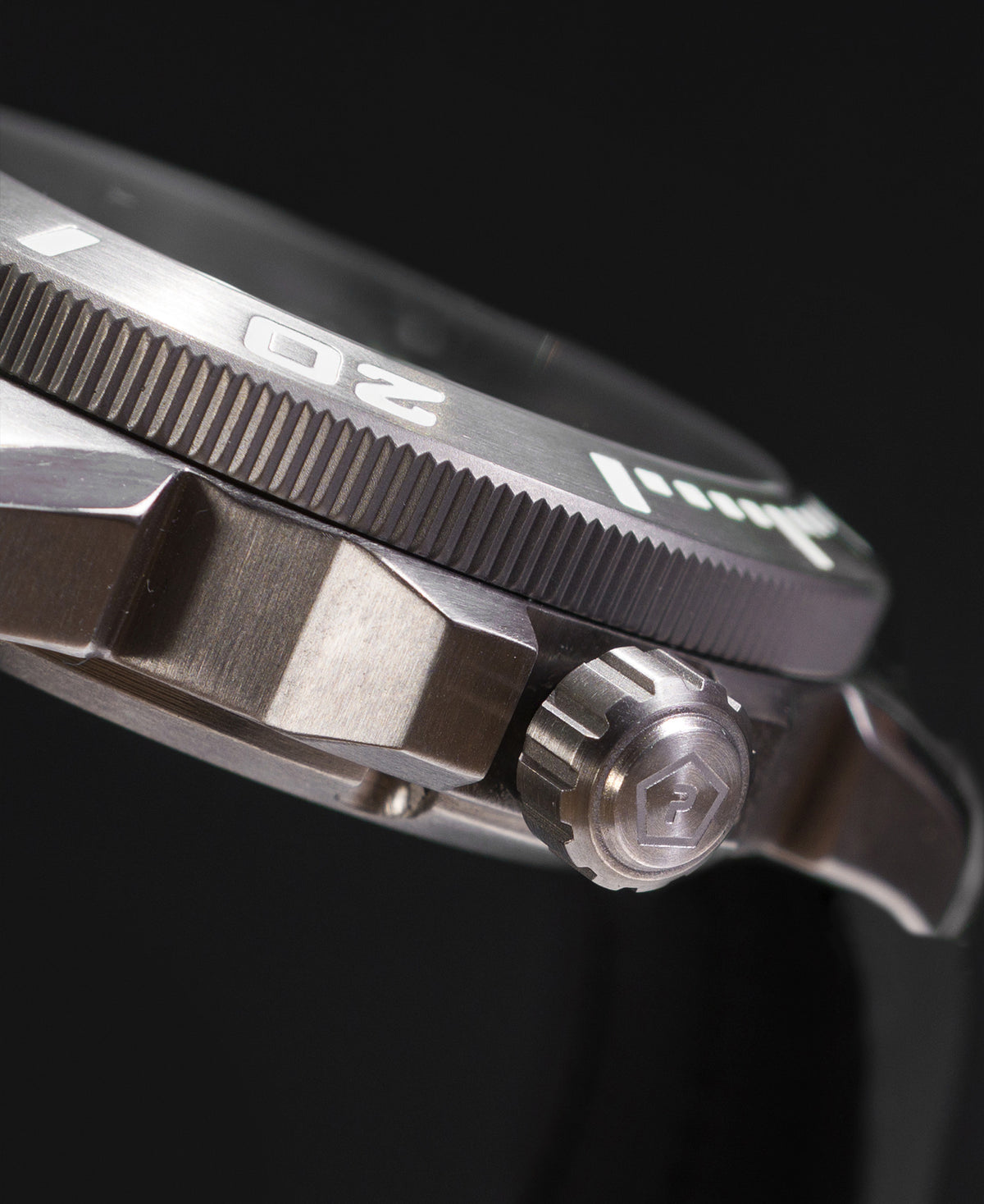 Pentagon Genesis orologio, argento