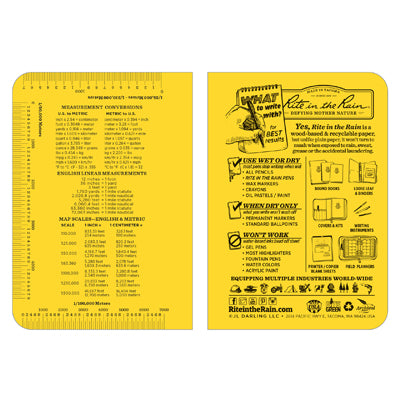 Rite in the Rain Field-Flex book, giallo n. 374-M