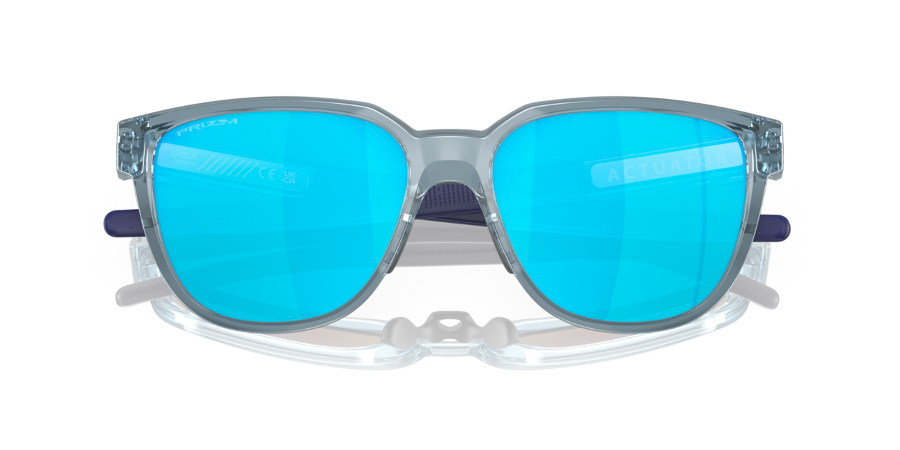 Oakley ACTUATOR Γυαλιά Ηλίου με Πλαίσιο Trans Stonewash και Φακούς Prizm Sapphire, 57
