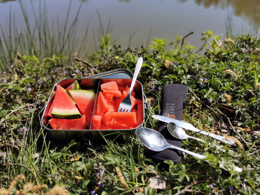 Origin Outdoors Biwak set di posate per la cena