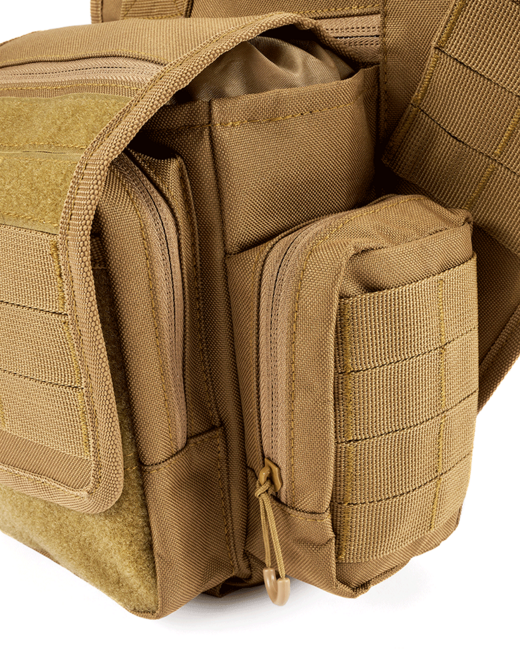 Brandit Borsa laterale da viaggio multifunzionale, cammello