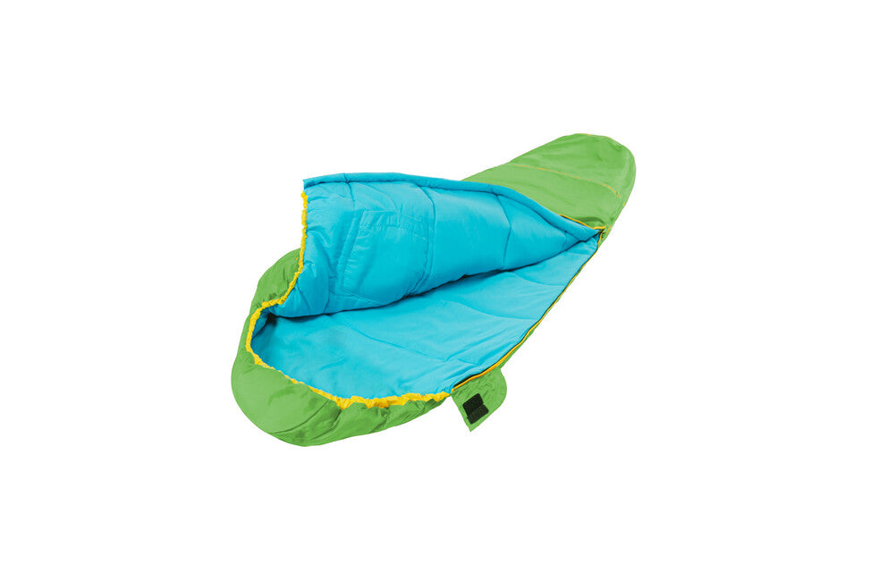Grüezi-Bag Kids sacco a pelo colorato Grueezi Kids, gecko verde