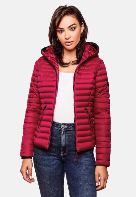 Navahoo Kimuk giacca transitoria da donna con cappuccio, fucsia