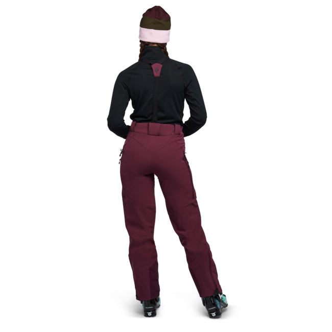 Black Diamond Dawn Patrol Hybrid pantaloni da donna, mora
