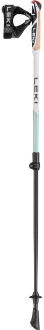 Leki Spin Shark SL bastoncini da nordic walking 100 - 130 cm, bianco-verde fumo-antracite scuro