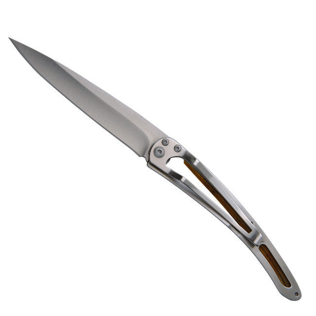 Deejo Terra Incognita coltello di chiusura in titanio