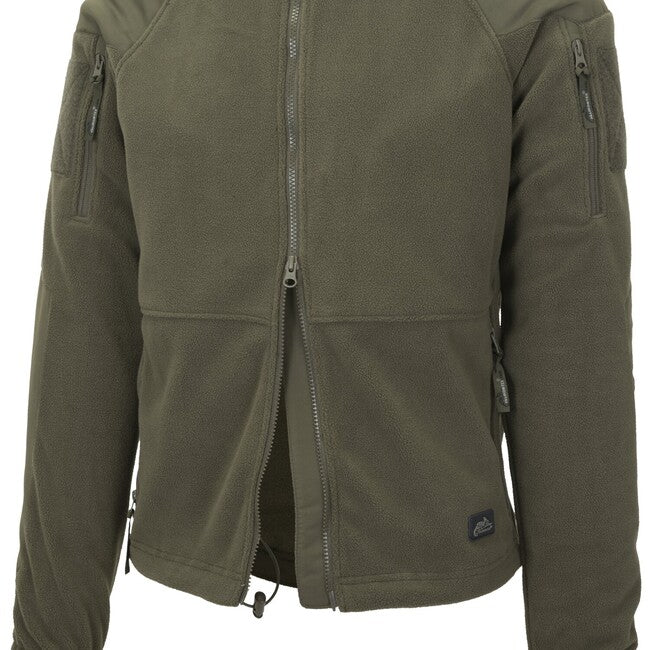 Helikon-Tex Cumulus felpa con cappuccio - pile pesante, verde taiga