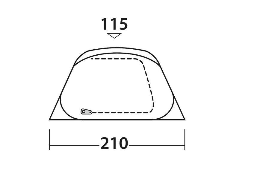 Easy Camp Flameball 300 tenda pop-up EasyCamp 3 persone