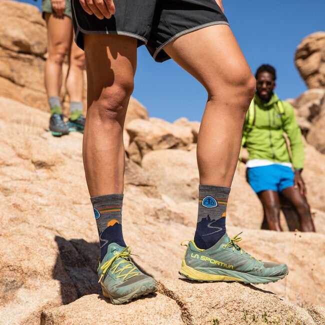 Darn Tough CDT Micro Crew calzini leggero con cuscino, eclipse