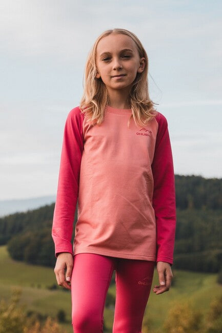 Husky Active Winter intimo termico per bambini, arancio/rosa