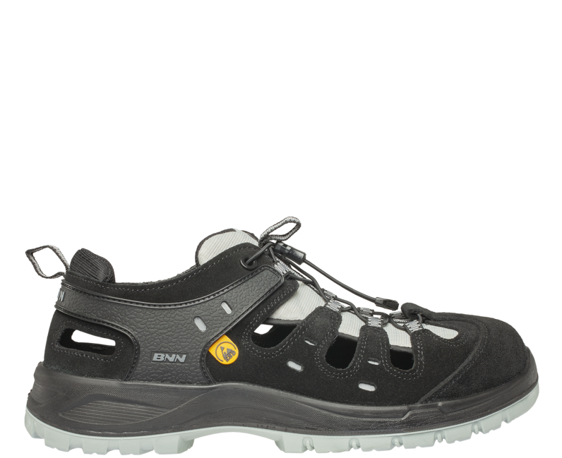 BENNON Bombis Lite sandali da lavoro S1P ESD NM, grigio