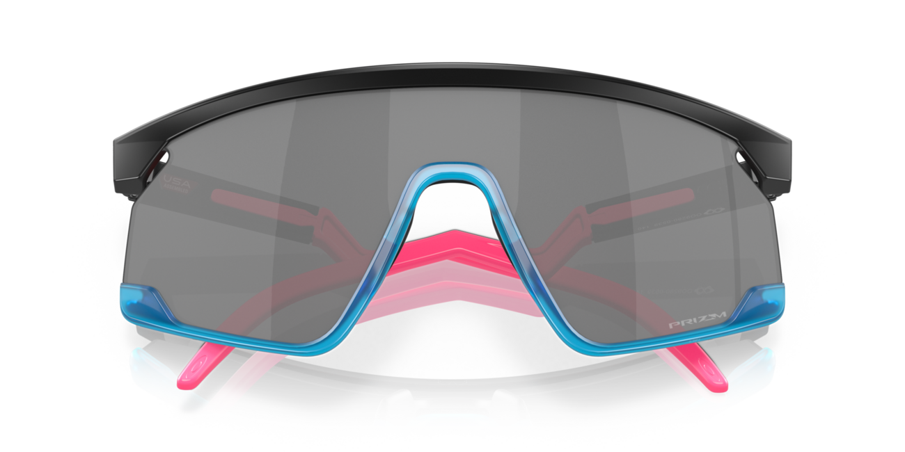 Oakley BXTR Sunglasses 39, Matte Black Frame, Prizm Black Lens