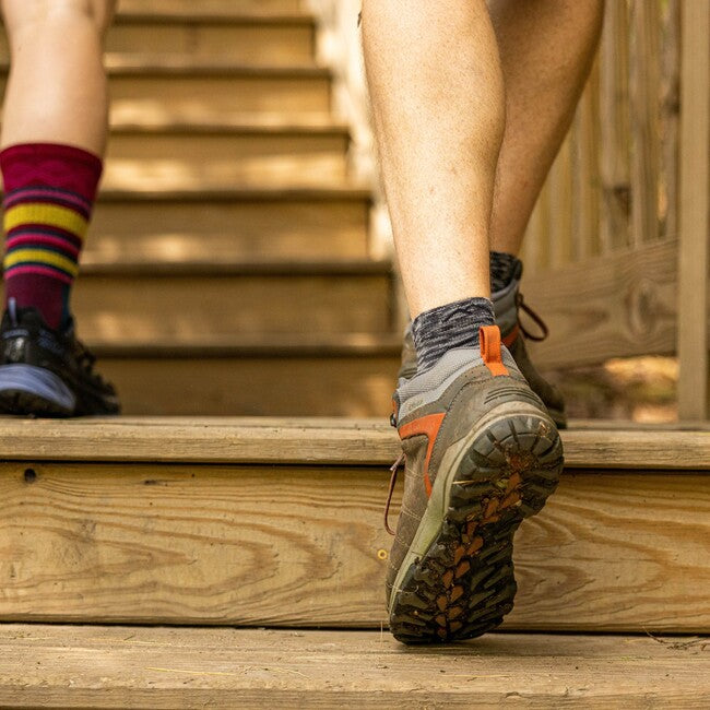 Darn Tough Light Hiker 1/4 calzini leggero con cuscino, space gray