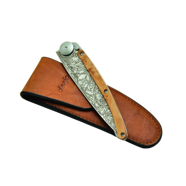 Deejo Leather Knife Sheath, Natural