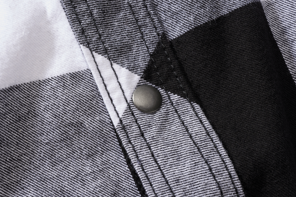 Brandit Check camicia senza maniche, bianca e nera