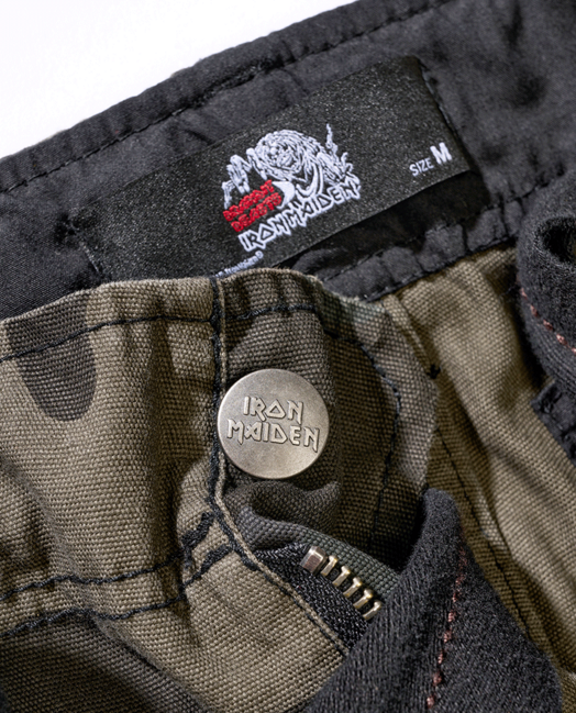 Brandit Iron Maiden Savage shorts, darkcamo
