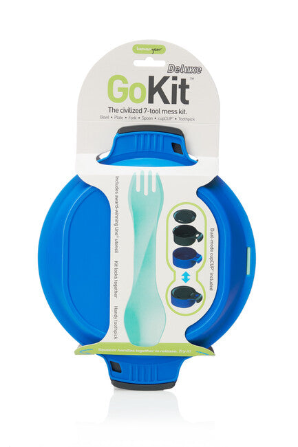 Humangear GoKit lunchbox, angular blue deluxe