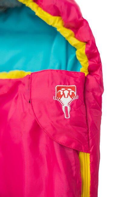 Grüezi-Bag Kids sacco a pelo colorato Grüezi Kids rosa