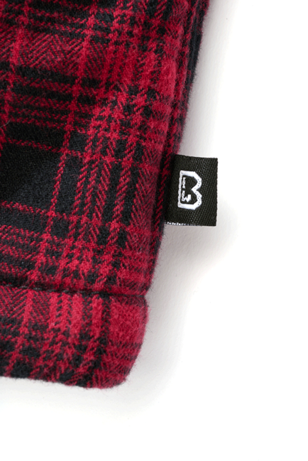 Brandit Classic Sherpa giacca, nero-rosso