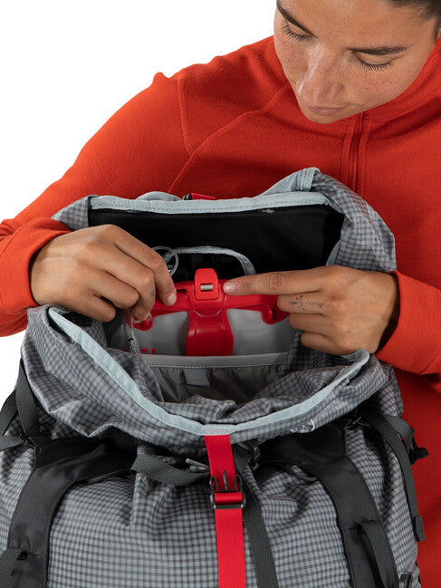 Osprey Ariel Pro 75 zaino da trekking, silver lining