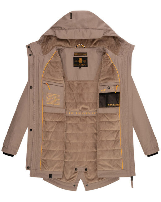 Navahoo Brinjaa giacca softshell transitoria da donna, grigia tortora