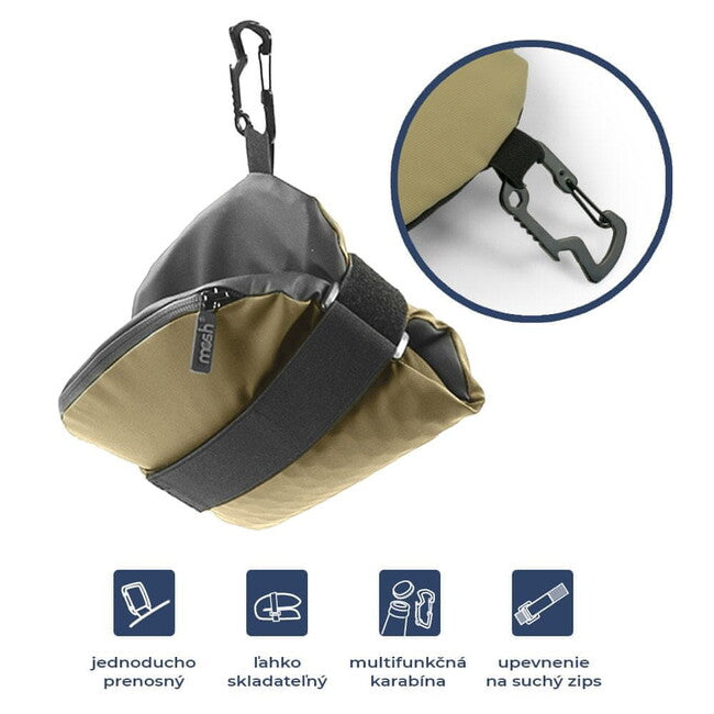 Mosh Kamper cuscino per esterni, beige/nero