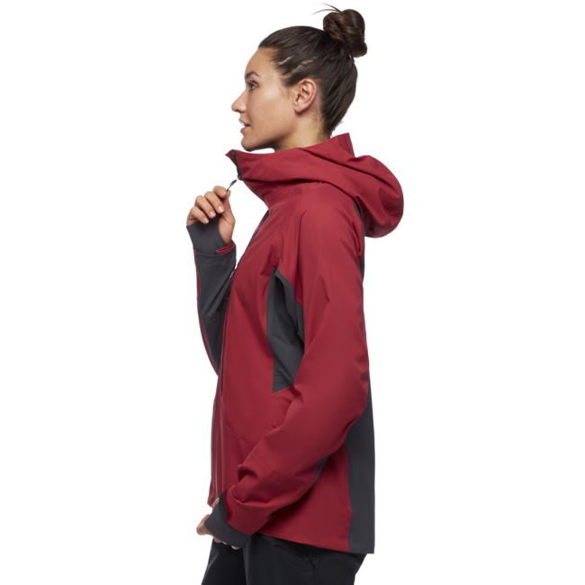 Black Diamond Dawn Patrol Hybrid Shell giacca di transizione da donna, rosa selvatico