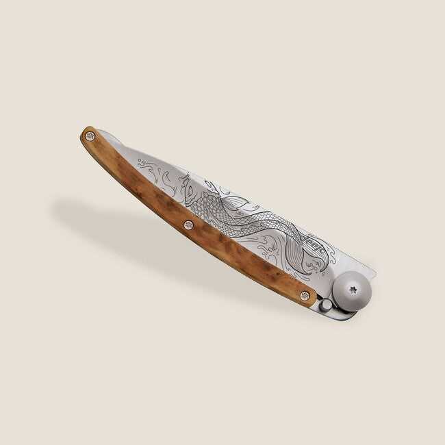 Deejo Tattoo Pesce ginepro coltello di chiusura