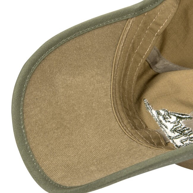 Helikon-Tex Cappello con logo - PolyCotton Ripstop , verde oliva / verde adattivo