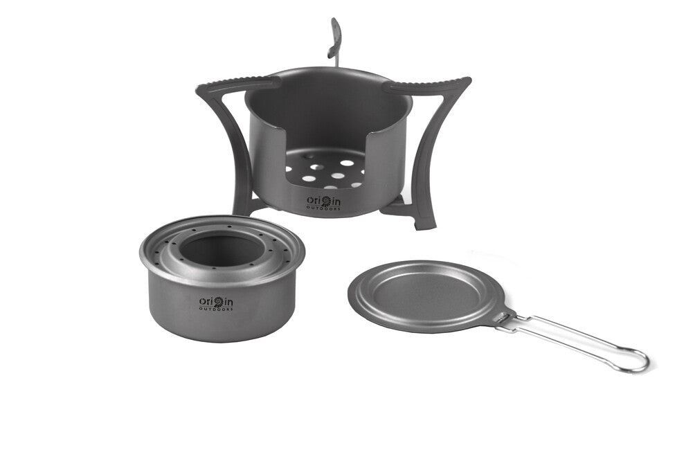 Origin Outdoors Combo Stufa Titanium fornello combinato
